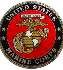 US Marines 12" Sticker