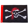 I'm A Jolly Roger Flag 12"X18" Nylon D/S