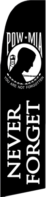 Pow-Mia Never Forget Blade/ Feather