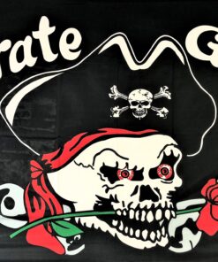 3ftx5ft Pirate Girl Rose Poly Flag