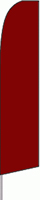 Solid Burgundy Blade/ Feather