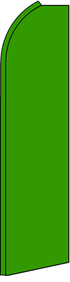 Solid Green Blade/ Feather