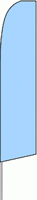 Solid Light Blue Blade/ Feather