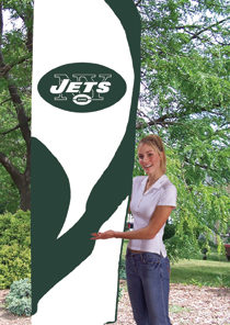 Jets Tall Team Flag Kit with Pole