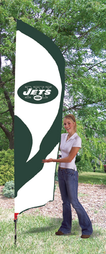 Jets Tall Team Flag Kit with Pole