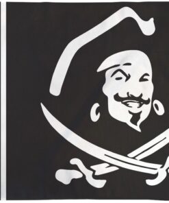 Captain M Pirate Flag 3x5ft Poly
