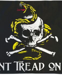 Don't Tread On Me Pirate Gadsden Flag 3x5ft Poly