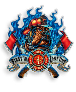 Fire Rescue 2" Decal