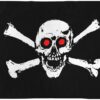 Red Eyes Pirate Flag 3x5ft Poly