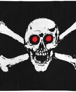 Red Eyes Pirate Flag 3x5ft Poly