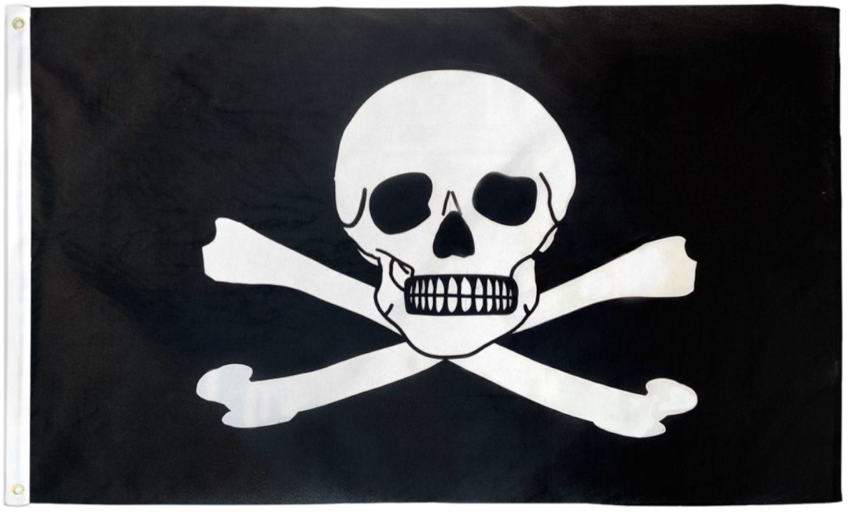 Poison Pirate Flag 3x5ft Poly, Drunk Poison Pirate Flag 3x5ft Poly