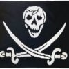 Skull & Two Swords Pirate Flag 3x5ft Poly