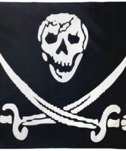 Skull & Two Swords Pirate Flag 3x5ft Poly