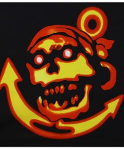 Pirate Anchor Flag 3x5ft Poly