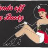 Hands Off My Booty Flag 3x5ft Poly