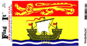 New Brunswick Vinyl Decal . 3 1/2" x 4 3/4"