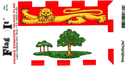 Prince Edward'S Island Vinyl Decal . 3 1/2" x 4 3/4"