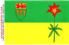 Saskatchewan Vinyl Decal. 3 1/2" x 4 3/4"