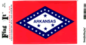Arkansas Vinyl Decal . 3 1/2" x 4 3/4"