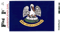 Louisiana Vinyl Decal. 3 1/2" x 4 3/4"