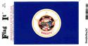 Minnesota Vinyl Decal. 3 1/2" x 4 3/4"