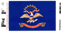 North Dakota Vinyl Decal . 3 1/2" x 4 3/4"