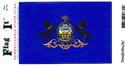 Pennsylvania Vinyl Decal . 3 1/2" x 4 3/4"