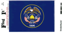 Utah Vinyl Decal . 3 1/2" x 4 3/4"
