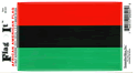Afro American Vinyl Decal. 3 1/2" x 4 3/4"