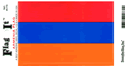 Armenia Vinyl Decal. 3 1/2" x 4 3/4"
