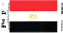 Egypt Vinyl Decal. 3 1/2" x 4 3/4"