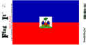 Haiti Vinyl Decal. 3 1/2" x 4 3/4"