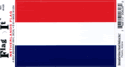 Netherlands Vinyl Decal . 3 1/2" x 4 3/4"