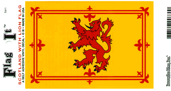 Scotland Lion Vinyl Decal