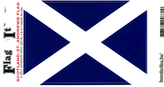 Scotland Cross Vinyl Decal