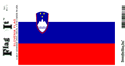 Slovakia Vinyl Decal . 3 1/2" x 4 3/4"