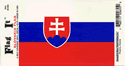 Slovenia Vinyl Decal . 3 1/2" x 4 3/4"