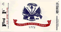 Army Flag Vinyl Decal. 3 1/2" x 4 3/4"