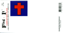 Christian Vinyl Decal. 3 1/2" x 4 3/4"