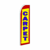 Carpet Swooper Flutter Feather 3ft W x 11.5ft Tall Flag