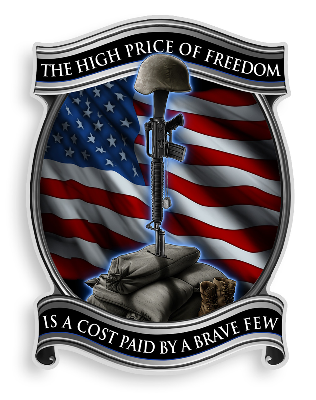 Price of Freedom Decal 12"