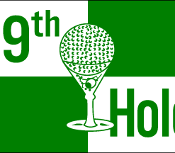 19th Hole Flag 12"x18"