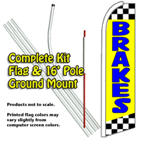 Brakes (Yellow,Checkered) Kit