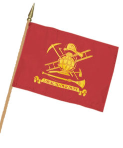 Firefighters 12"x18" Polycotton Flag