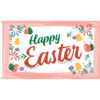 Happy Easter 3'X5' Nylon Flag Printed on heavy duty nylon