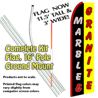 Marble & Granite (Black-Yellow) Kit