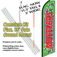 Mufflers (Green,Red) Kit