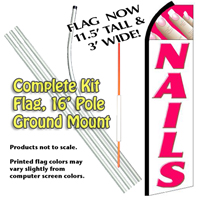 Nails (Pink,White) Kit