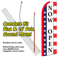 Now Open (Stars & Stripes) Kit