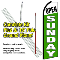 Open Sunday (White-Green) Kit